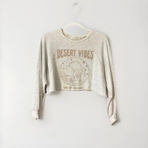Grace Beige Desert Vibes Crop Top